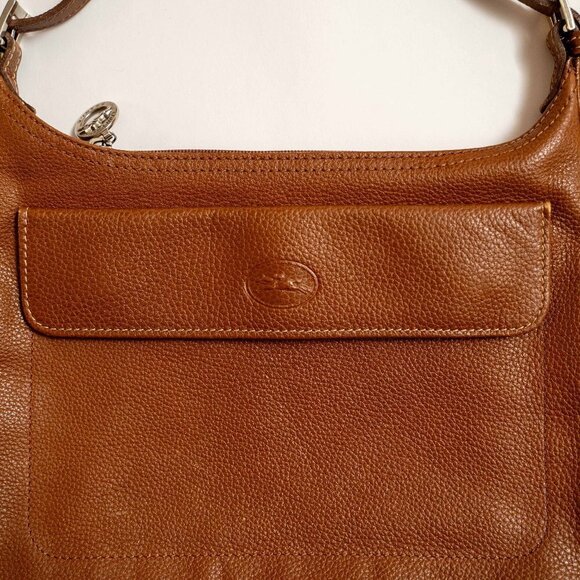 ~ FIRM PRICE ~ 
VINTAGE LONGCHAMP Camel Colored Leather Crossbody - Picture 2 of 16